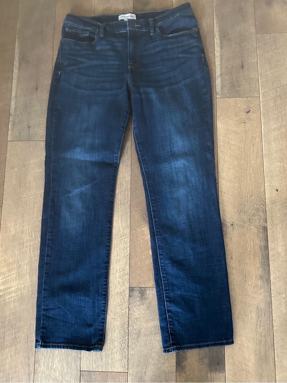 Lucky Brand Medium Wash Straight Leg Jeans Sz 14/32R EUC